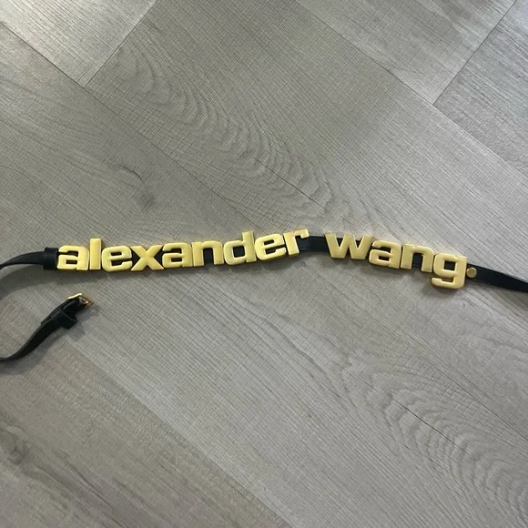 Gold Alexander wang belt
